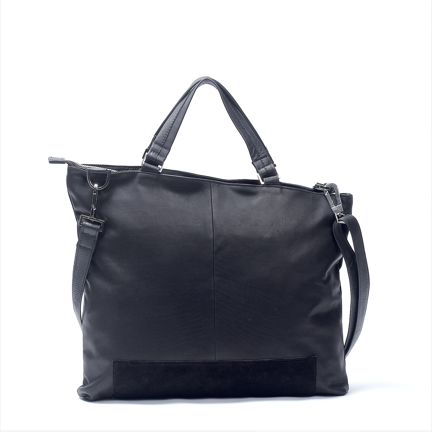 Asymmetric Tote Bag Black