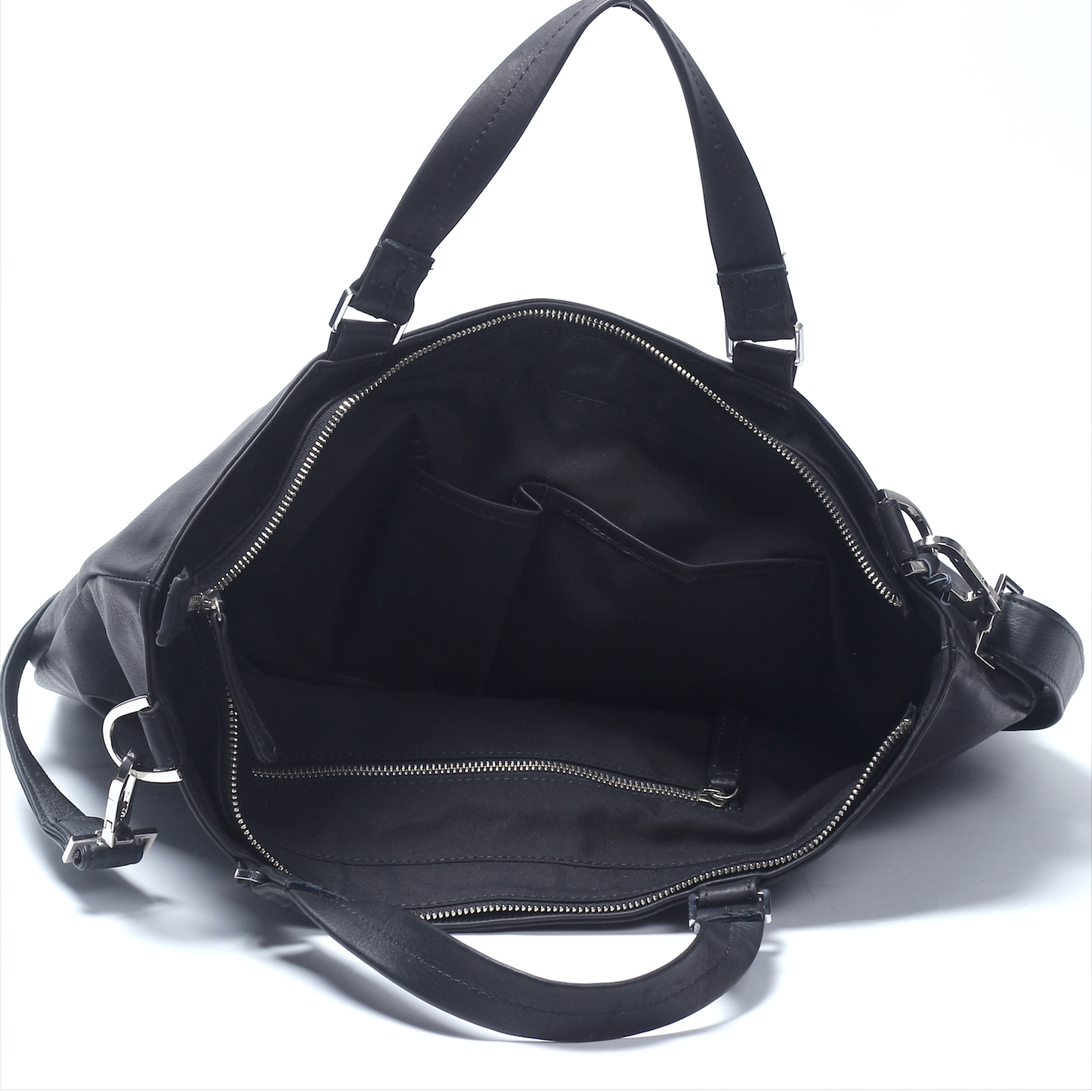 Asymmetric Tote Bag Black
